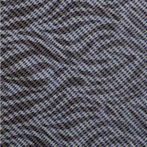 Blue and Brown Silk Pocket Square